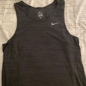Black mesh Nike Dri-fit tank Large